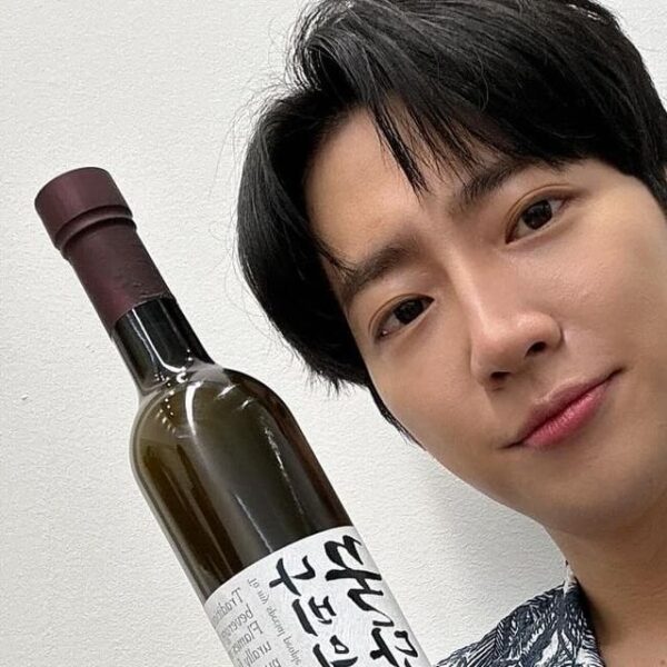 240113 Lee Sang Yeob on IG with alcohol from Jin
