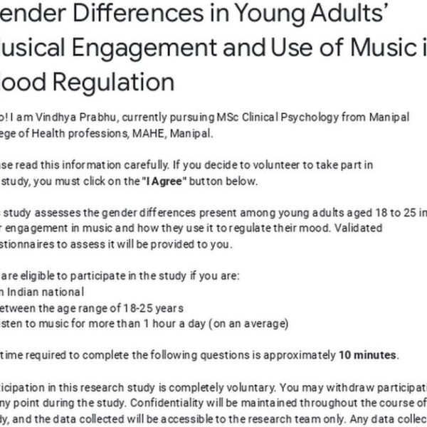 Interested in psychology? Participate in my study and help me graduate *indian participants only*