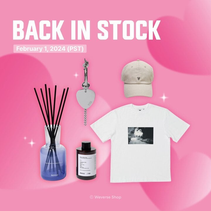 240202 Weverse Shop: Merch Back In Stock