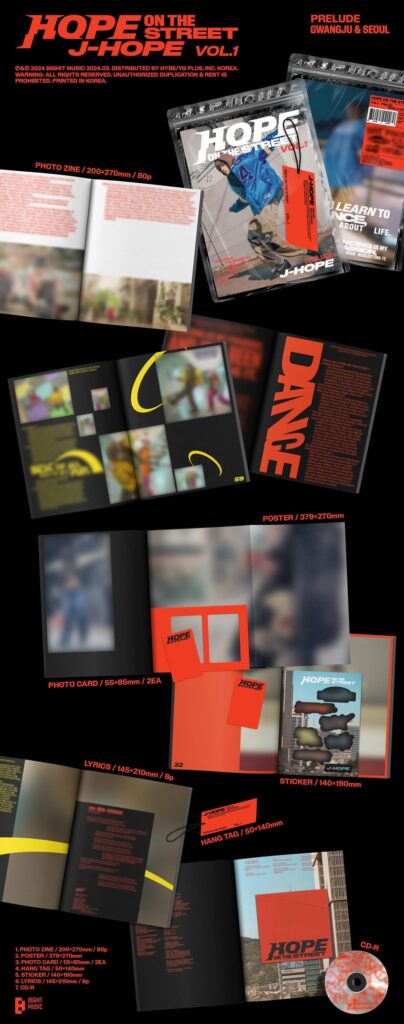 j-hope’s Special Album “HOPE ON THE STREET VOL.1” Pre-Order Information - 190224