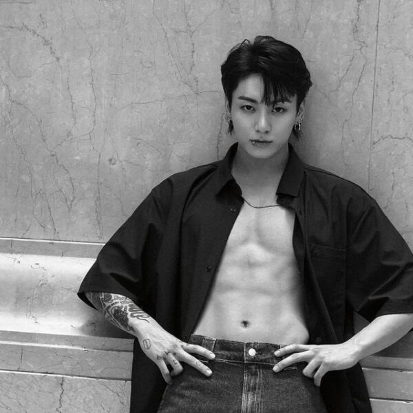 240216 Calvin Klein on Instagram: Jung Kook takes over in Calvin Klein. A global landmark.