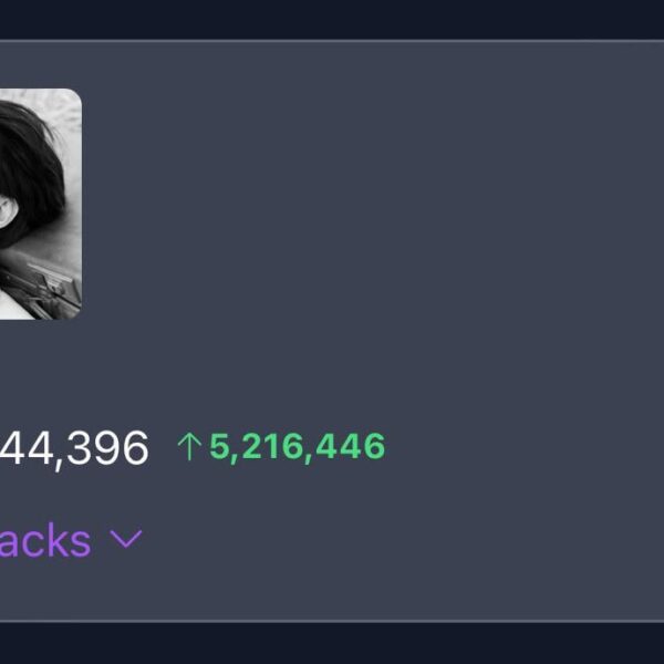 240224 V has now surpassed 2.3 billion streams across all credits on Spotify!