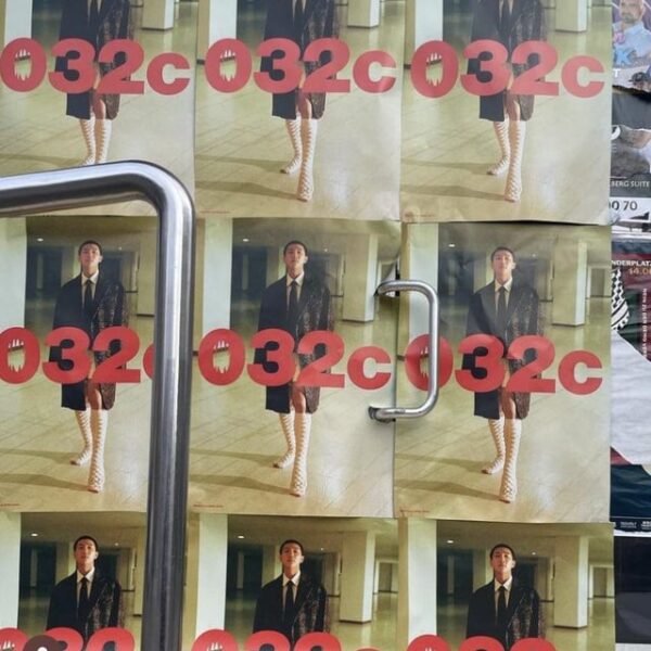 032c IG Post (posters of 032c Winter covers in Berlin, including Namjoon’s) - 080224