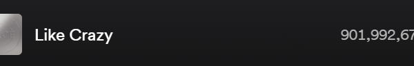 240229 Jimin’s “Like Crazy” has surpassed 900 million streams on Spotify