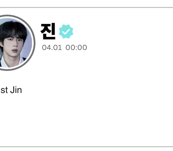 240401 Jin on Weverse