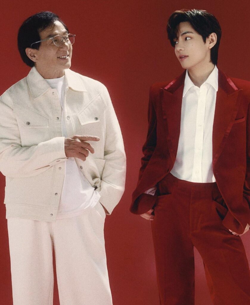 Photographer Hwangto IG Post with Taehyung and Jackie Chan - 020324