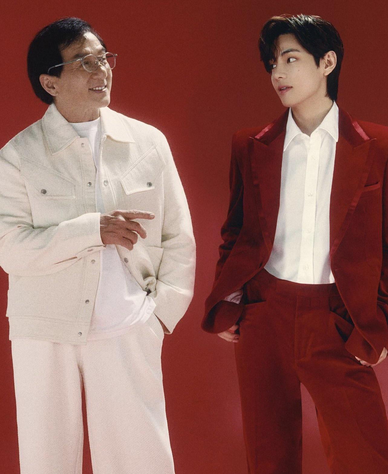 Photographer Hwangto IG Post with Taehyung and Jackie Chan - 020324