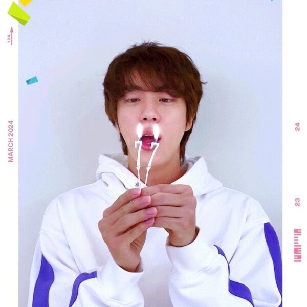240327 [n month’s Seokjin] Message from Jin : Mar 2024 💌