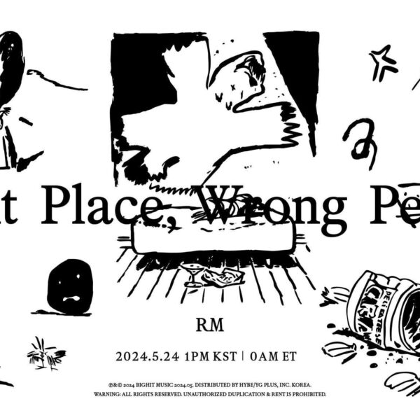 RM’s 2nd Solo Album “Right Place, Wrong Person” Release (+KOR/JPN/CHN) - 260424