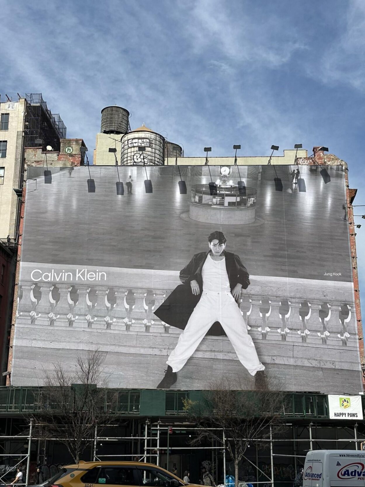 New Jungkook for Calvin Klein billboard at Houston St, New York City