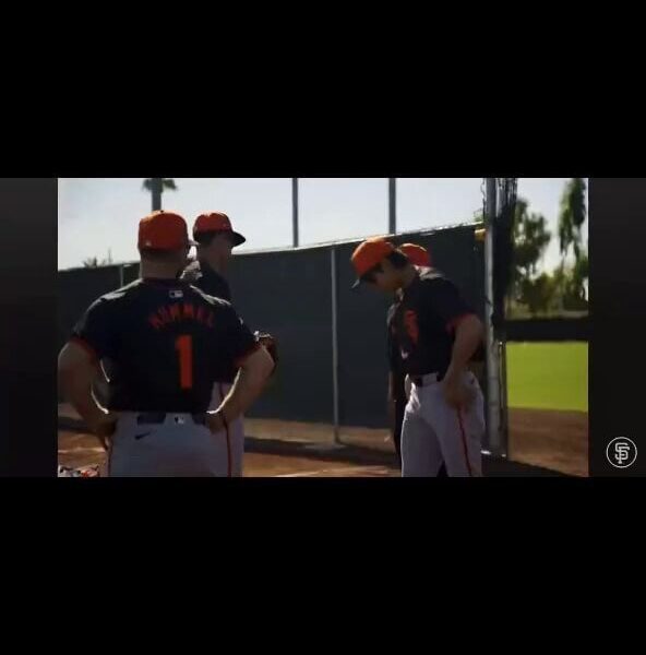 240404 Jungkook and SNTY were mentioned by San Francisco Giants players, Lee Jung Hoo and Blake Sabol, on Mic'd Up Spring Training