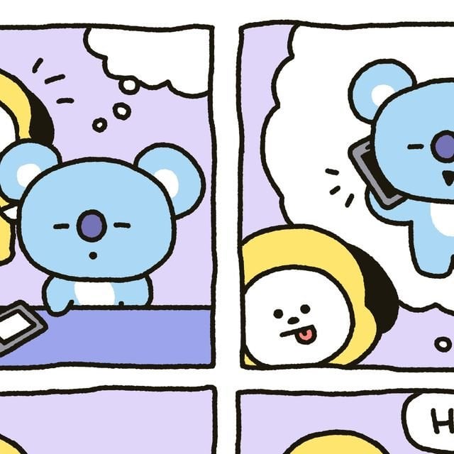 240422 BT21 on Instagram: Rrrr📞 KOYA-est way to response