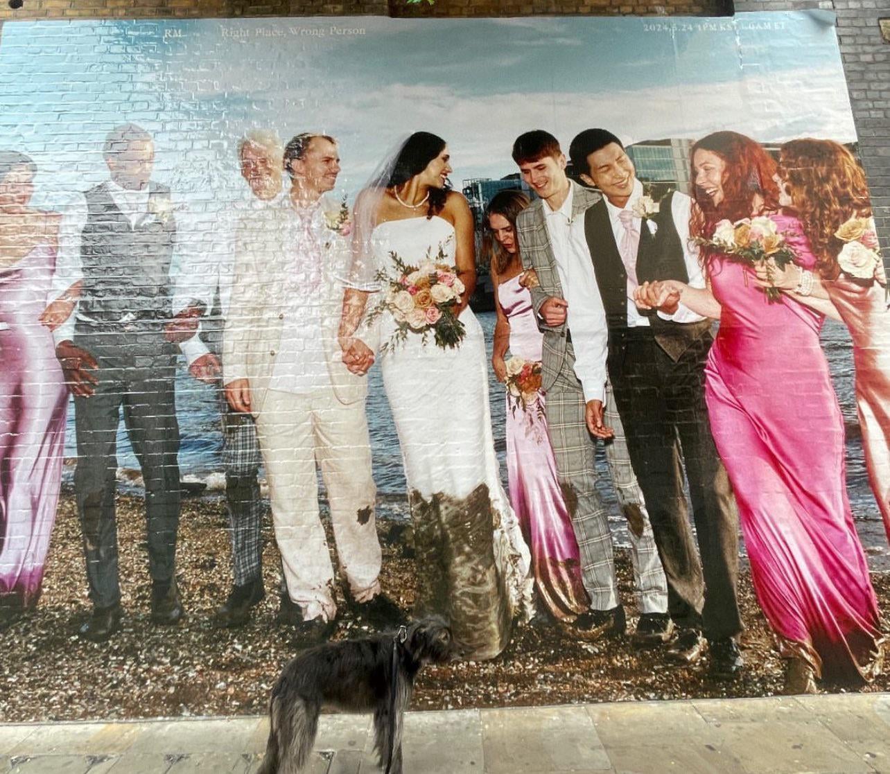 240521 RM’s 'Right Place, Wrong Person' poster spotted in London