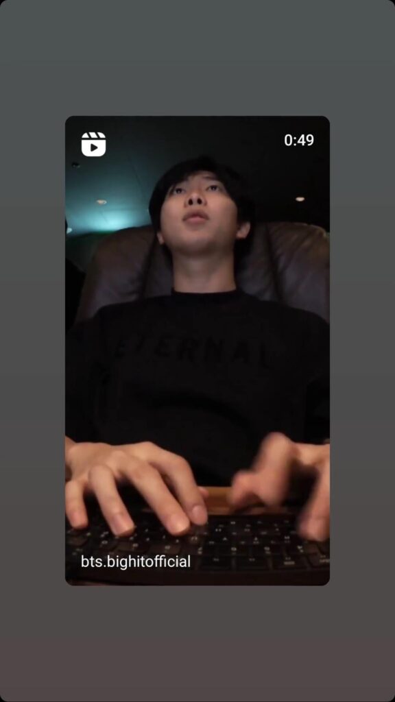 Namjoon IG Story 040524