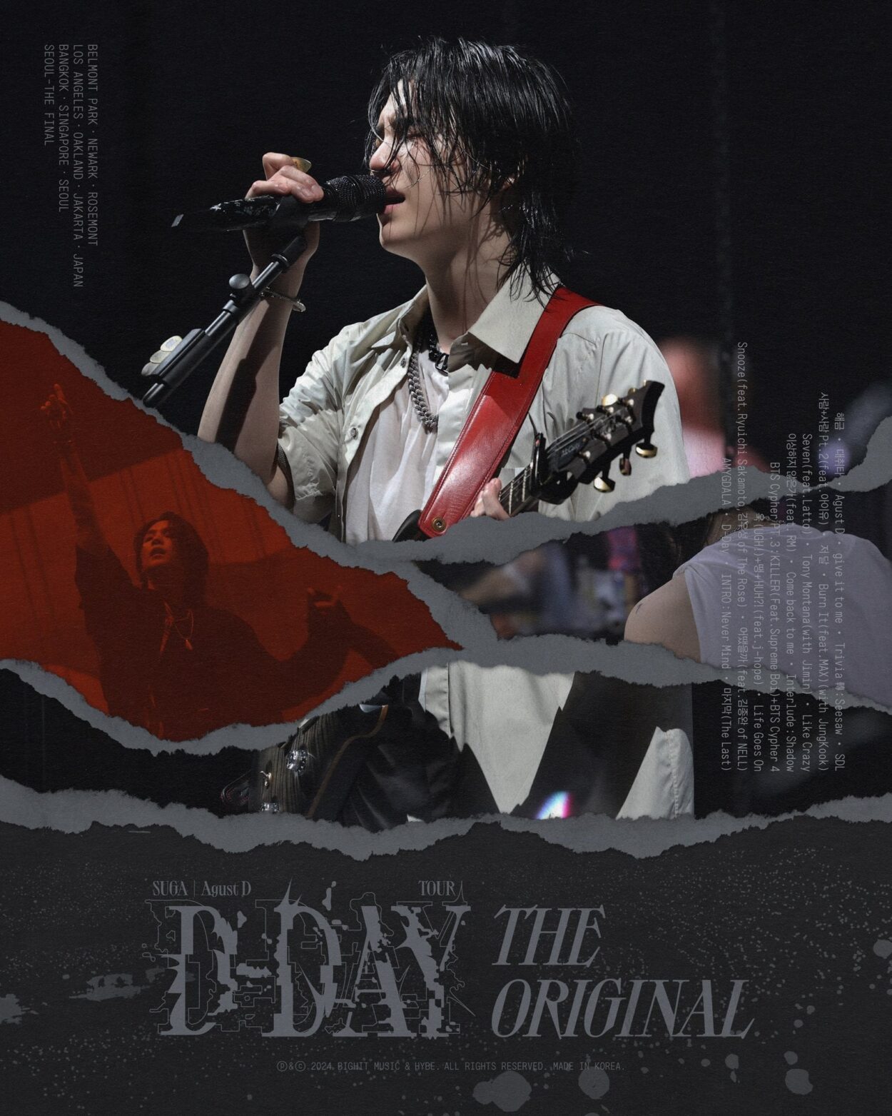 240523 BTS Official: SUGA | Agust D Tour ‘D-DAY’ The Original Poster