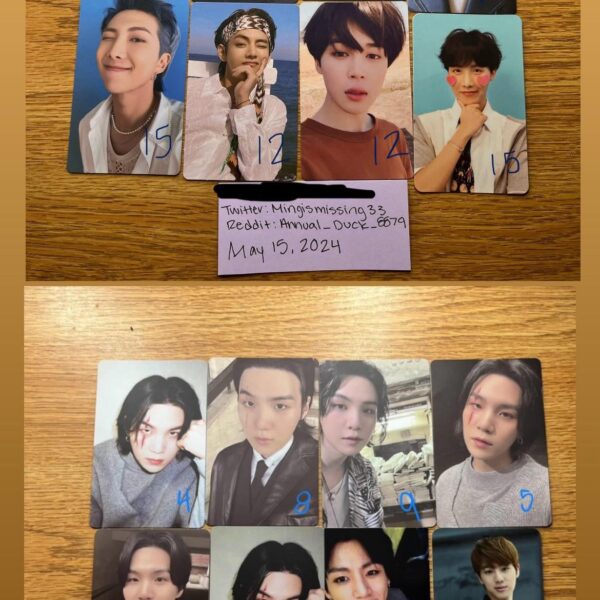 [WTS] US/ WW BTS PHOTOCARDS‼️‼️‼️