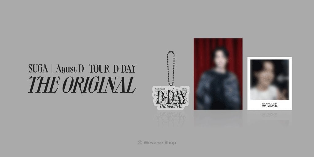 240521 SUGA | Agust D TOUR 'D-DAY' The Original is now available to pre-order on Weverse Shop