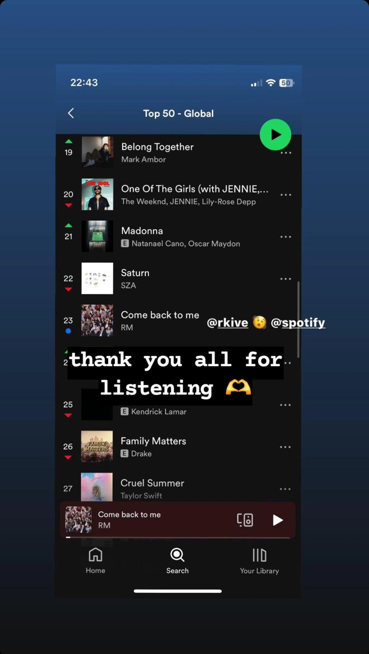 Namjoon IG Story 120524