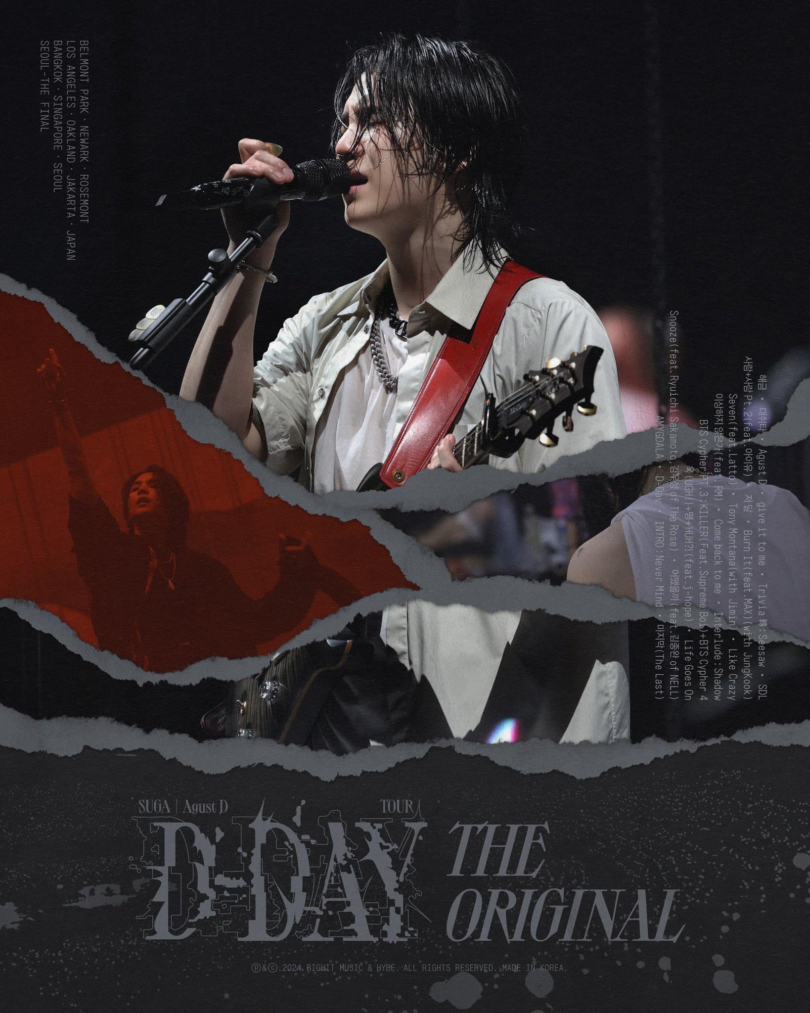SUGA | Agust D Tour ‘D-DAY’ The Original Poster - 230534