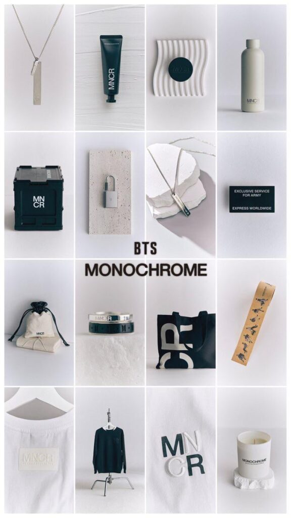 [HYBE MERCH] BTS MONOCHROME Merch. Coming soon to online stores! - 240524
