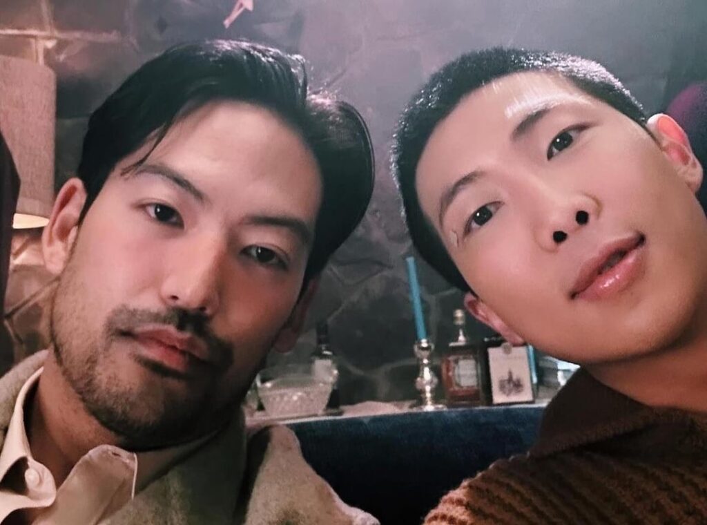 Actor Joseph Lee IG Post with Namjoon - 100524