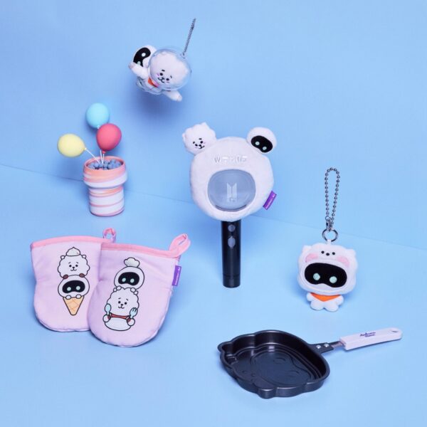 240621 HYBE MERCH: Wootteo and RJ met and prepared a Welcome Back Surprise 💜 Wootteo x RJ Collaboration Merch