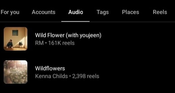 Heaven,come back to me and wild flowers trending  on instagram