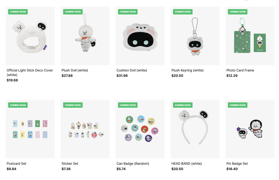 [Weverse Shop] Wootteo x RJ Merch Preview - 240624