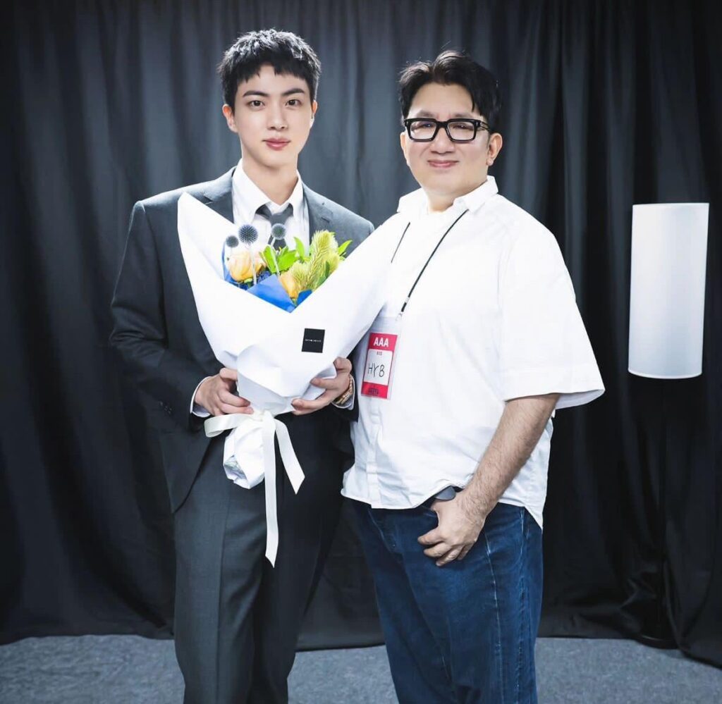 Bang PD IG Post with Jin - 130624