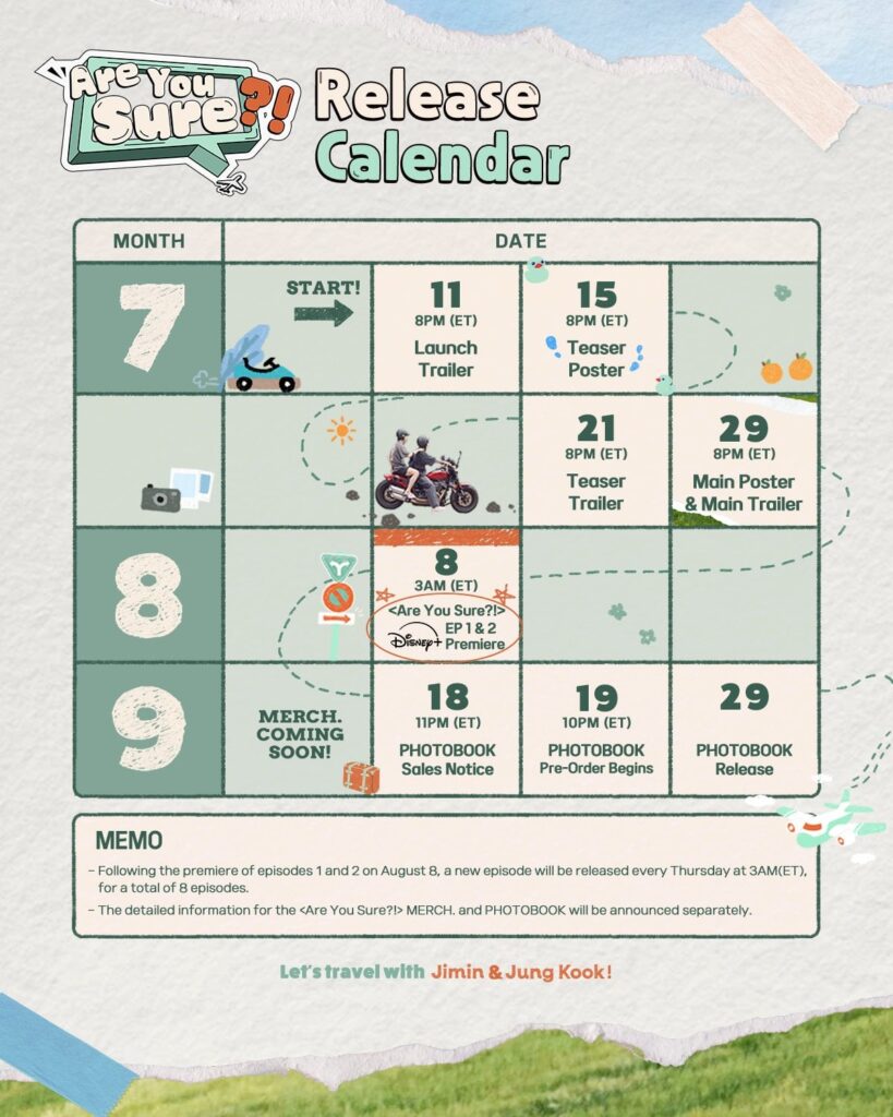 240710 <Are You Sure?!> Release Calendar 📅