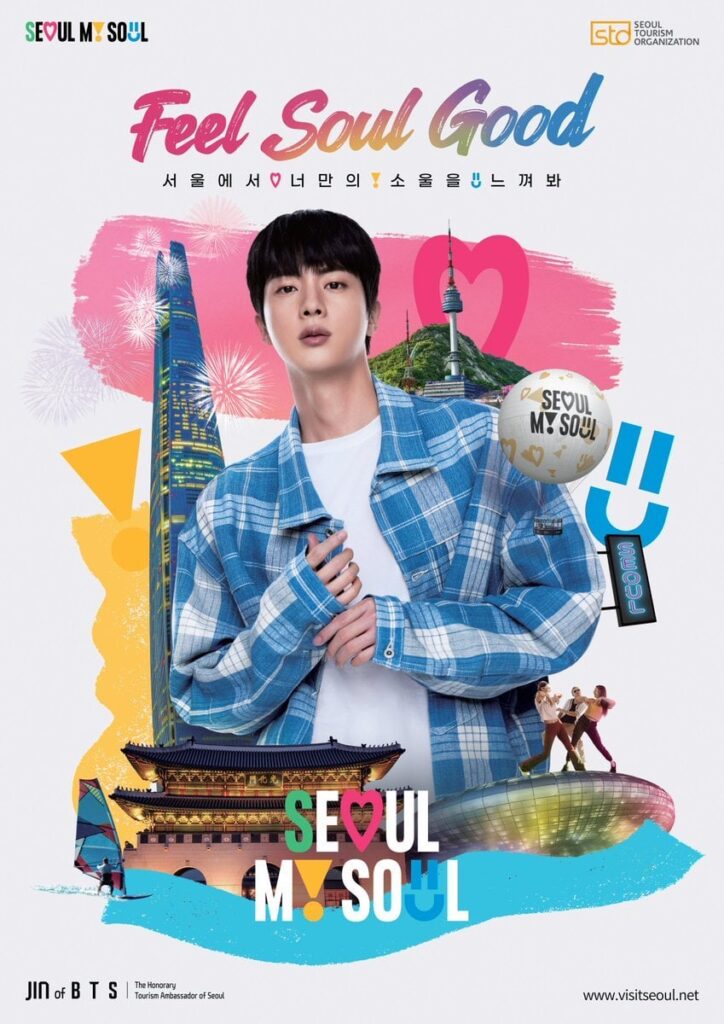 240821 Visit Seoul on Twitter feat. Jin