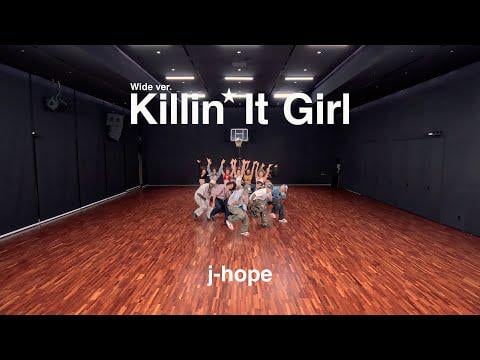 [CHOREOGRAPHY] j-hope ‘Killin’ It Girl (Solo Version)’ Dance Practice (Wide Ver.) - 150625