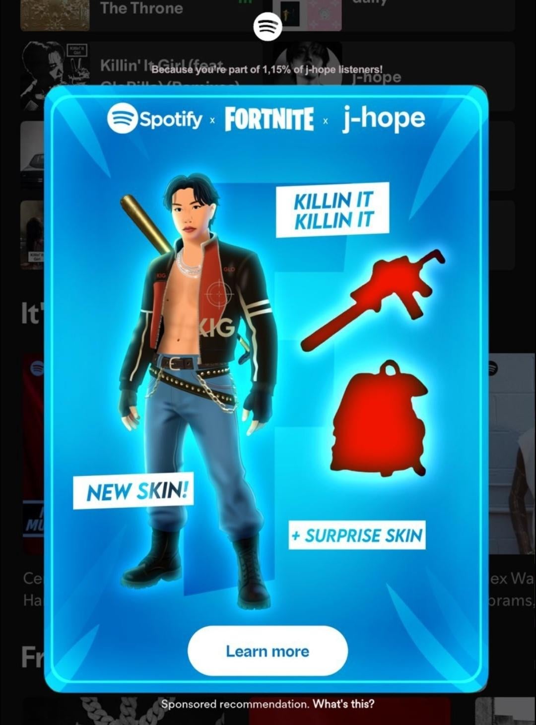 Army thinks they discovered a surprise j-hope collab