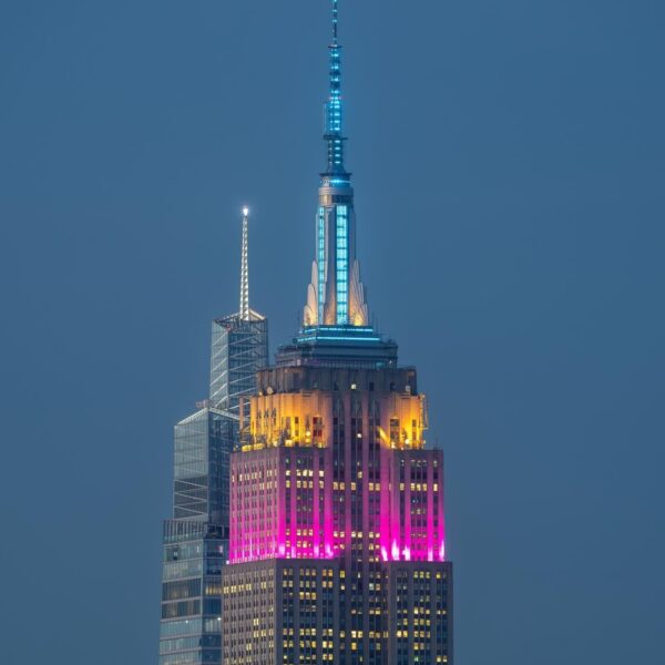 [Empire State Building Twitter] Shining tonight in celebration of Jin's Second Album - Echo - 210525