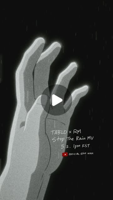 250501 Tablo on Instagram: TABLO X RM - Stop The Rain. An animated visualizer.
