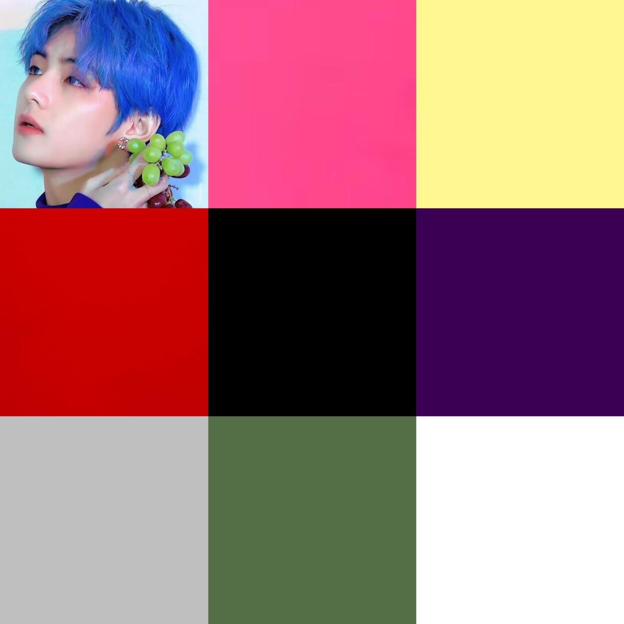 Which member had the most ICONIC pink hair.