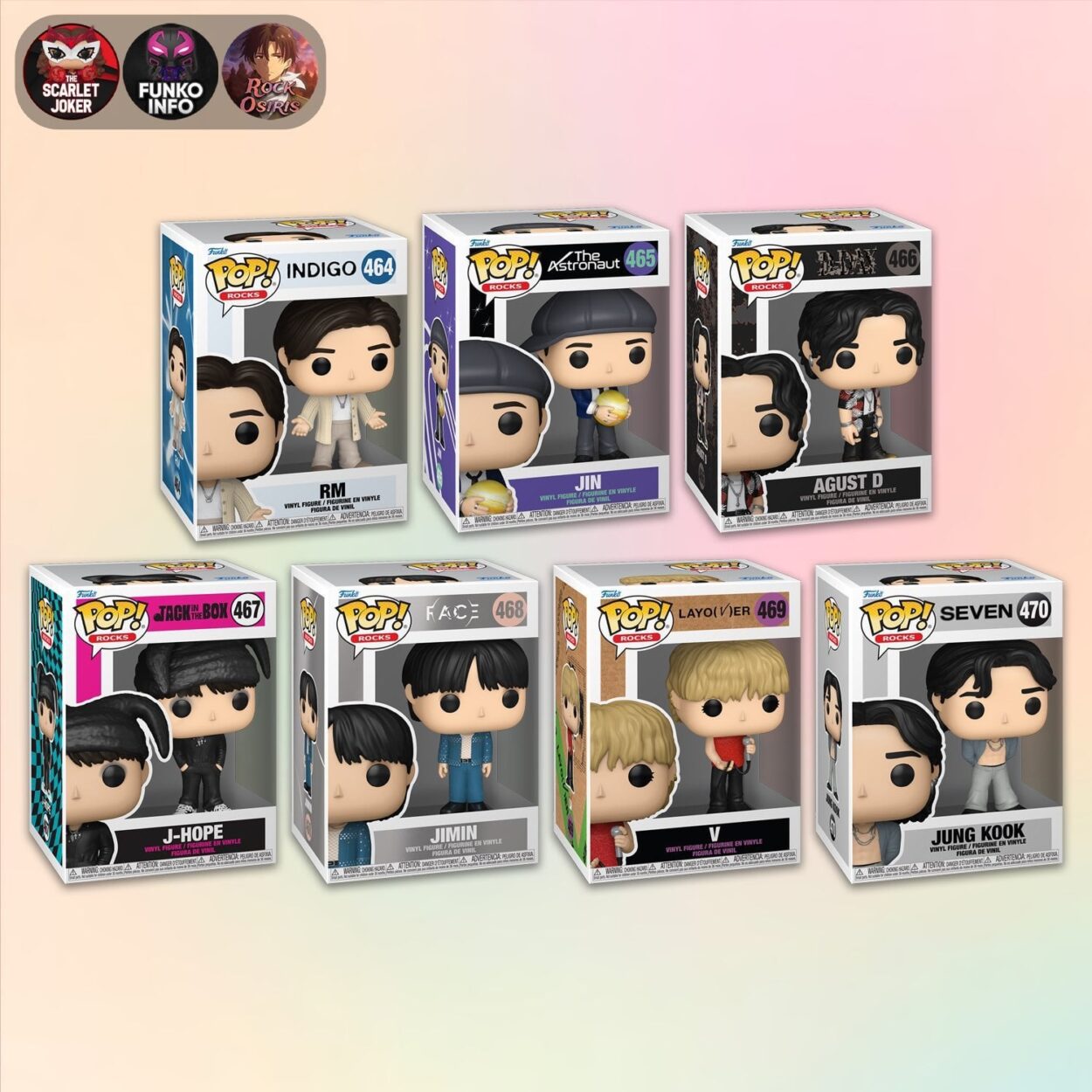 250531 Funko POP News ! on Twitter: First look! BTS Solo Era Funko POPs! Dropping Wednesday, 9AM PT