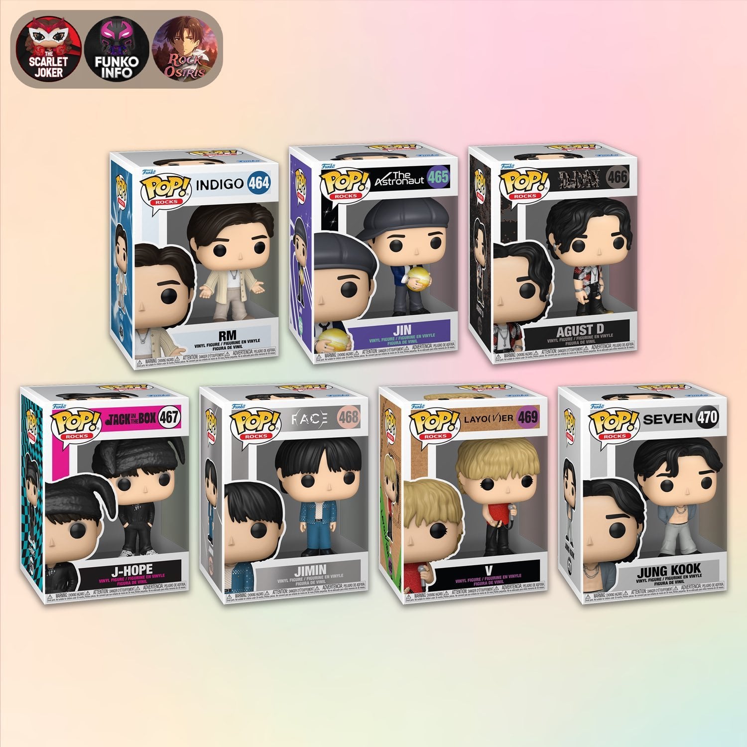 250531 Funko POP News ! on Twitter: First look! BTS Solo Era Funko POPs! Dropping Wednesday, 9AM PT