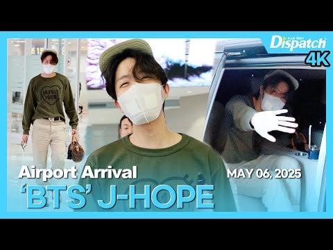 250506 j-hope's airport arrival
