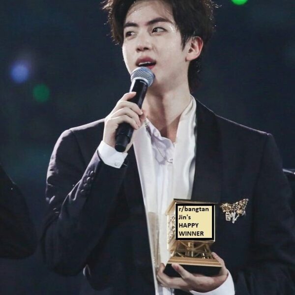 r/bangtan Album Survivor - Jin's HAPPY WINNER