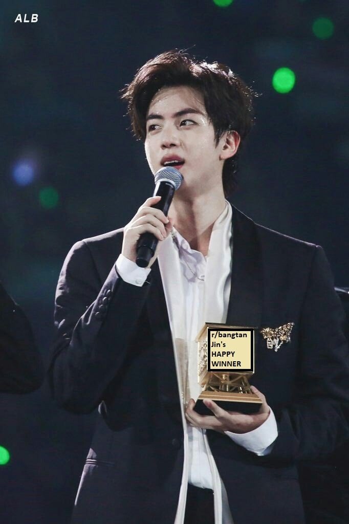 r/bangtan Album Survivor - Jin's HAPPY WINNER