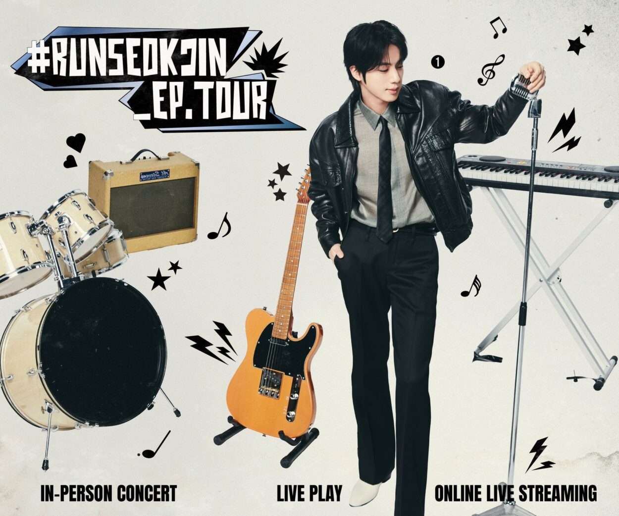 250623 BTS Official on Twitter: 진 (Jin) ‘RUNSEOKJIN_EP.TOUR’ in GOYANG GUIDE