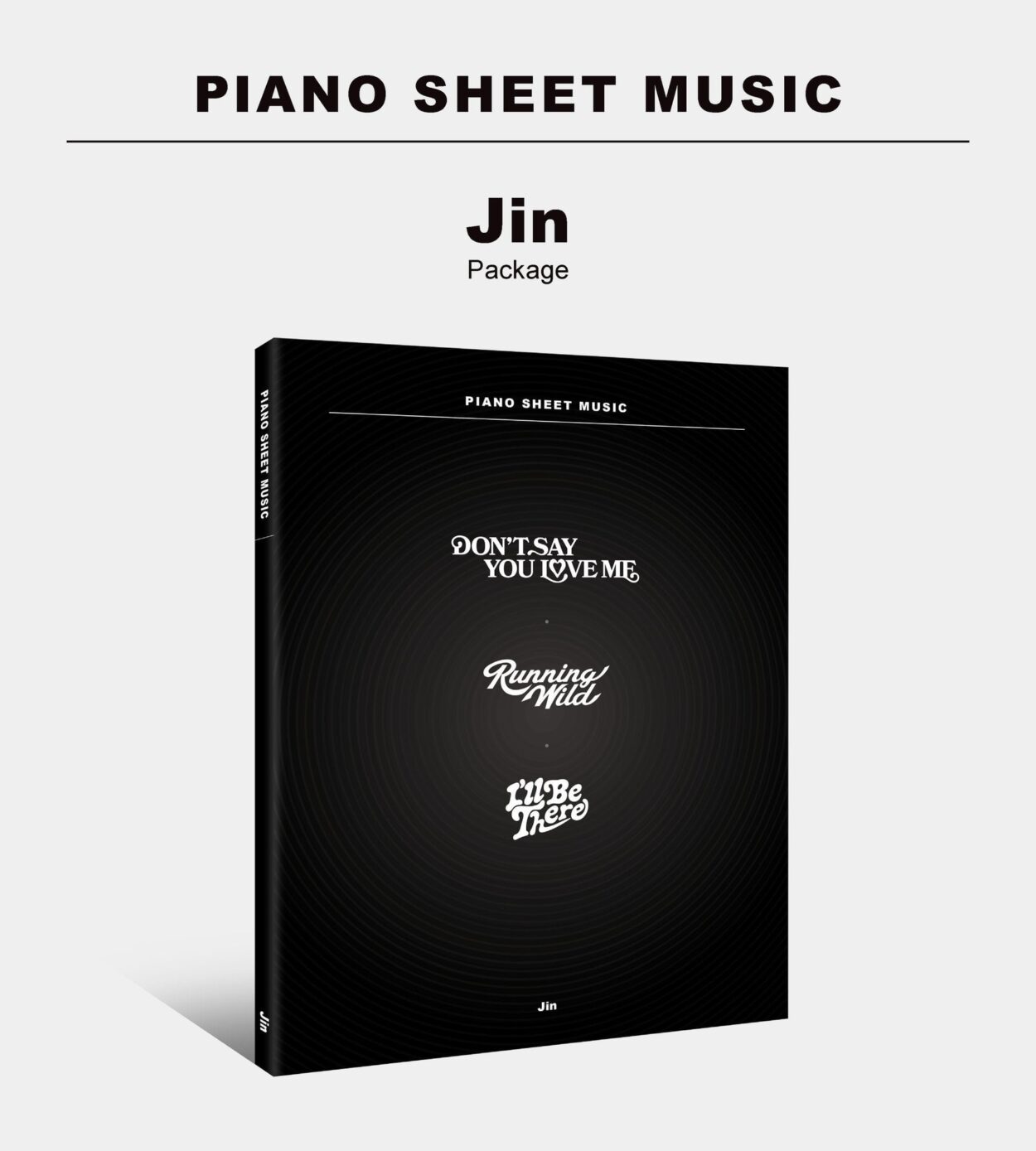 250612 HYBE MERCH on Twitter: 🎹 PIANO SHEET MUSIC : Jin (Package)
