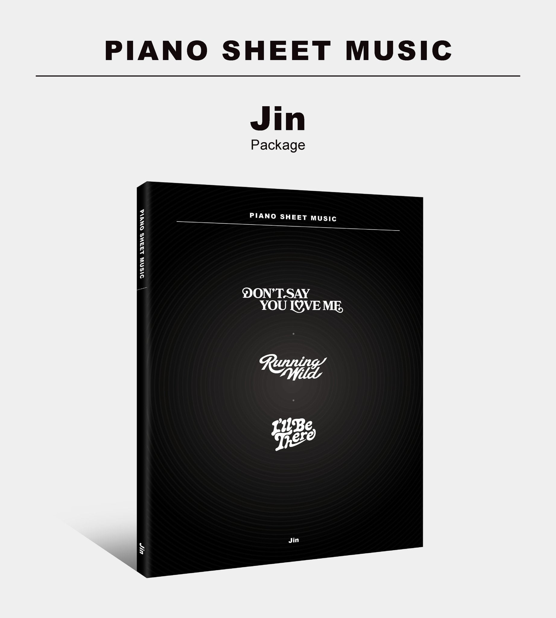 250612 HYBE MERCH on Twitter: 🎹 PIANO SHEET MUSIC : Jin (Package)