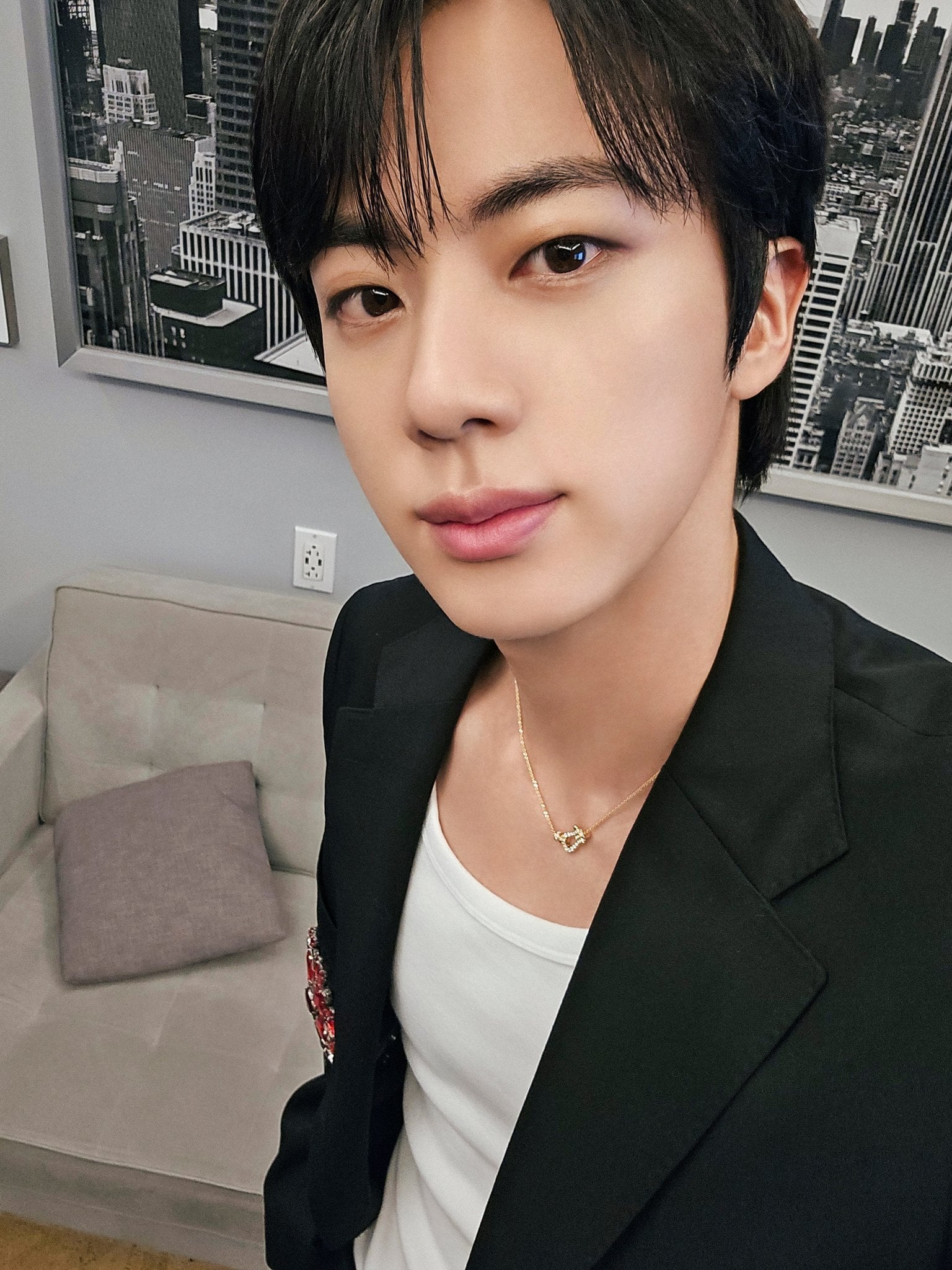 250623 BTS Official on Twitter: Today's Bangtan with Jin @ iHeart x Empire State Building Lighting Ceremony & Performance with Jin
