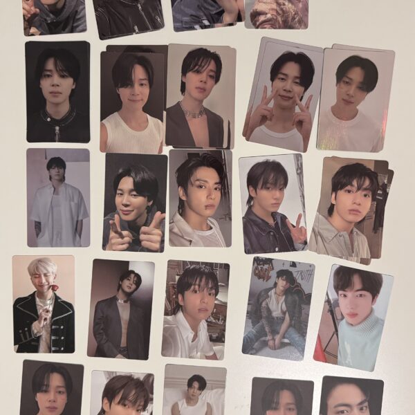 [WTS][WW/INT] Selling some of my collection (Jimin, Jungkook, RM and Jin photocards and albums)