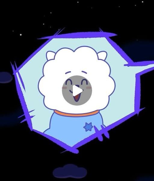 250602 BT21 on Instagram: 📁RJ_Facial_Expressions.zip (2025 ver.) ᄂ📁Excitement, happiness, hunger...