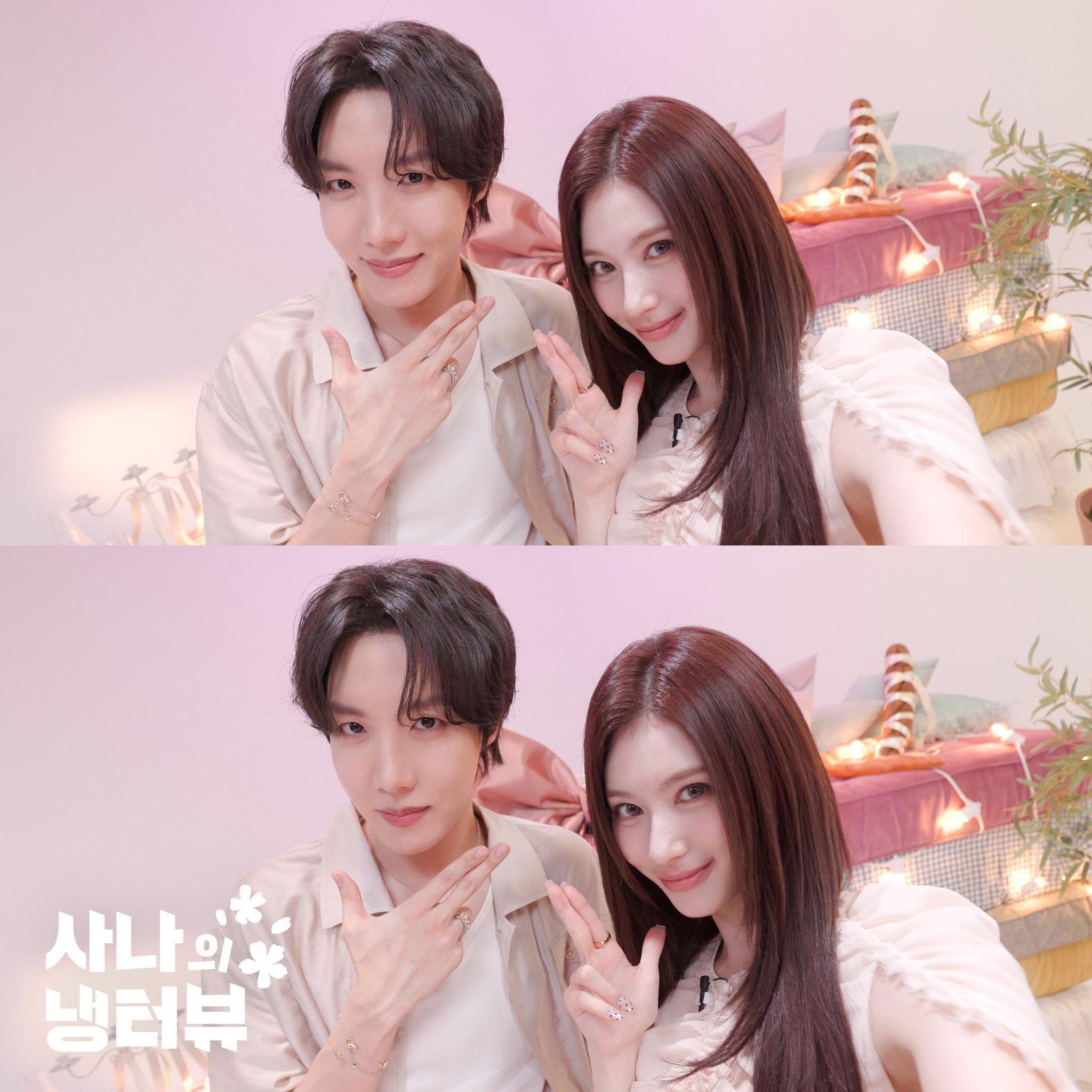 [Sana’s Fridge Interview] Unreleased selca of TWICE Sana & Hobi to celebrate Hobi’s episode reaching 2 million views - 230625