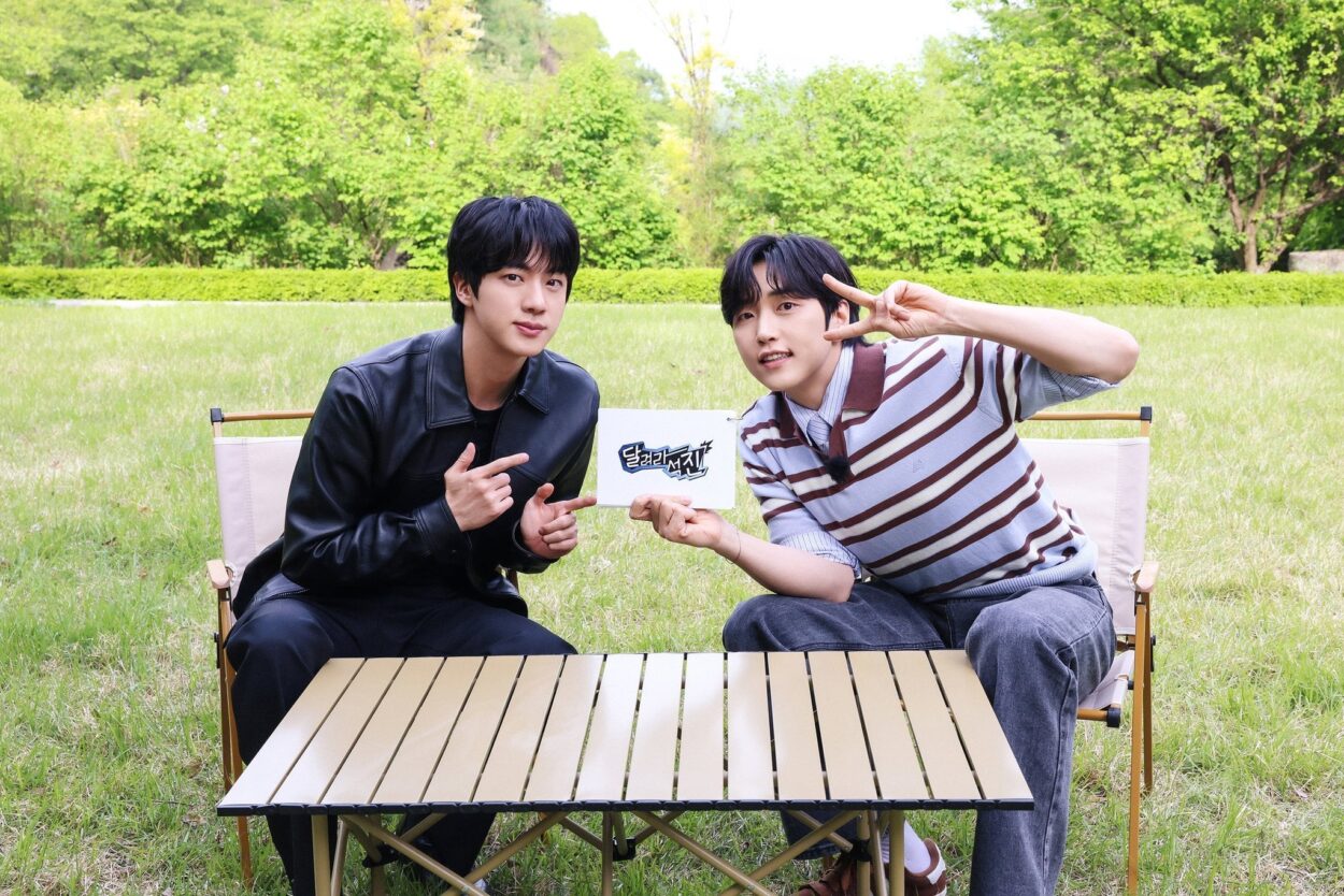 250527 BTS Official on Twitter: Today’s Bangtan with Jin @ Run Jin EP.36