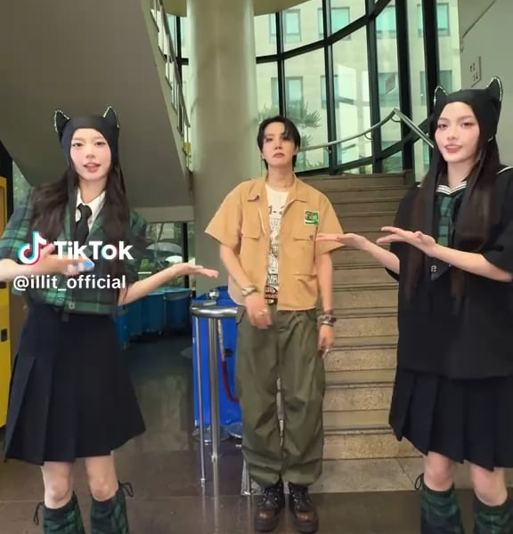 ILLIT Moka & Iroha on TikTok with Hobi - 'Do the Dance' Dance Challenge - 200625